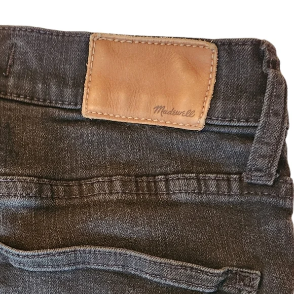 Madewell Roadtripper Black Mid-rise Skinny Jeans, ankle length size 27 - Picture 9 of 13